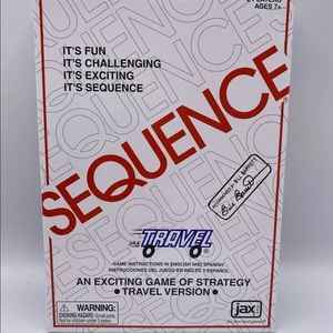 Jax Travel SEQUENCE - The Exciting Strategy Game in a Compact Travel Case